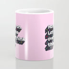 Let Me Overthink This - humorous typography Coffee Mug Gallery Image 4