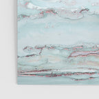 Marbled Stripes Luxury Rose Gold And Mint Glamour Poster Gallery Image 3