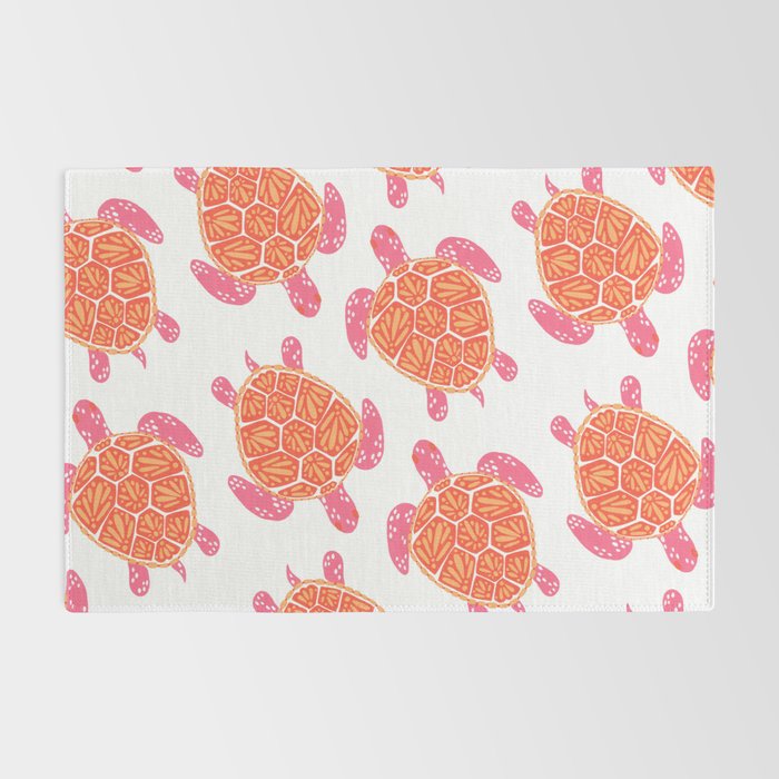 Sea Turtle - Melon Palette Rug Gallery Image 2