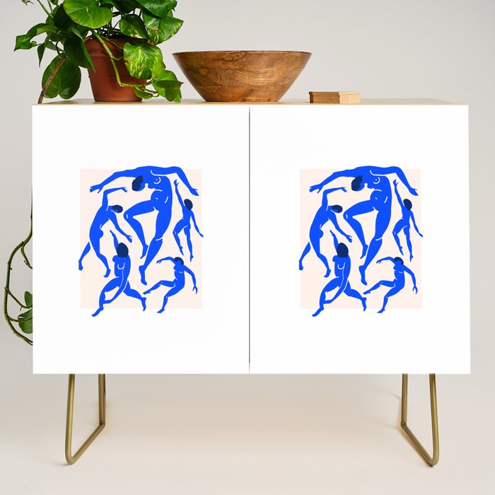 The Dance 3 | Henri Matisse - La Danse | Ultramarine Blue Edition Credenza Gallery Image 1