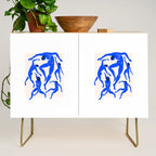 The Dance 3 | Henri Matisse - La Danse | Ultramarine Blue Edition Credenza Gallery Image 1