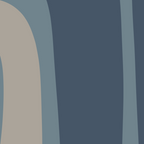 Minimal Mid-Century Modern Tiki Abstract Pattern in Neutral Blue Gray Tones Coffee Mug Gallery Image 2