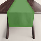 Kelly Green Solid Color Table Runner Gallery Image 1