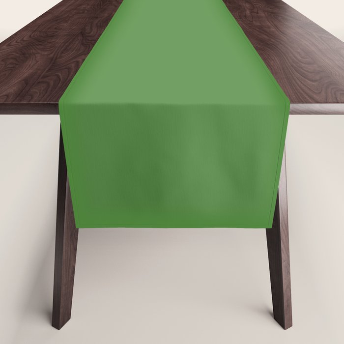 Kelly Green Solid Color Table Runner Gallery Image 1