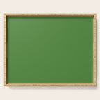 Kelly Green Solid Color Serving Tray Gallery Image 1