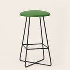 Kelly Green Solid Color Stool Gallery Image 1