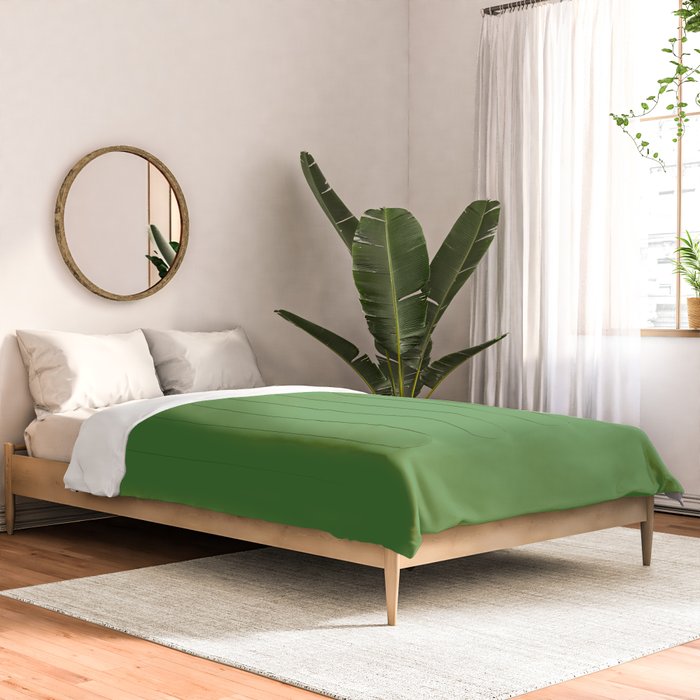 Kelly Green Solid Color Comforter Gallery Image 2