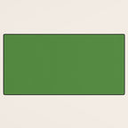Kelly Green Solid Color Desk Mat Gallery Image 3