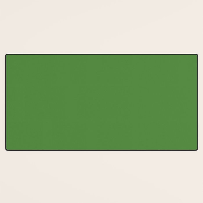 Kelly Green Solid Color Desk Mat Gallery Image 3
