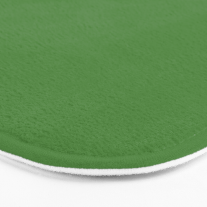 Kelly Green Solid Color Bath Mat Gallery Image 3