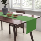 Kelly Green Solid Color Table Runner Gallery Image 2