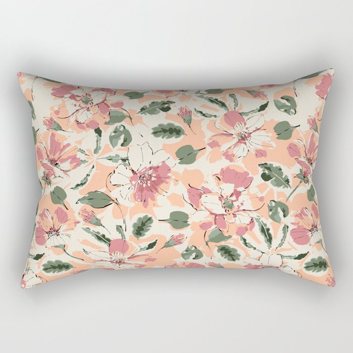 Modern tropical garden PF01 Rectangular Pillow Gallery Image 1