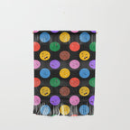 Funny colorful cartoon character face pattern Wall Hanging Gallery Image 1