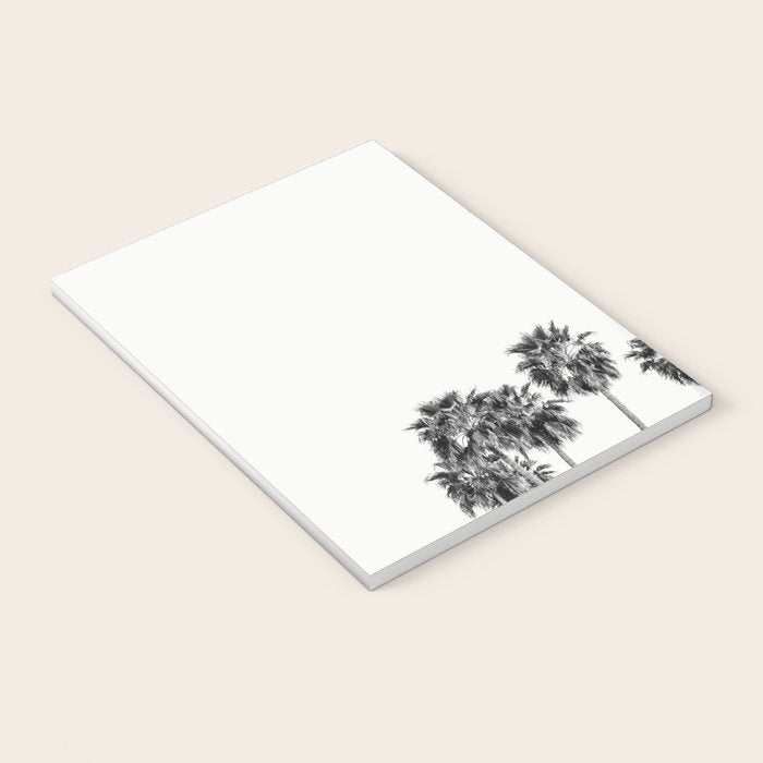 Los Angeles Palm Trees - Black and White Photography Notebook Gallery Image 3