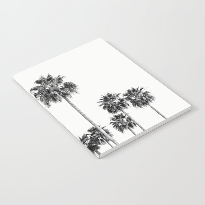 Los Angeles Palm Trees - Black and White Photography Notebook Gallery Image 2