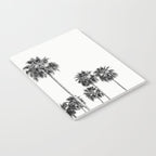 Los Angeles Palm Trees - Black and White Photography Notebook Gallery Image 2
