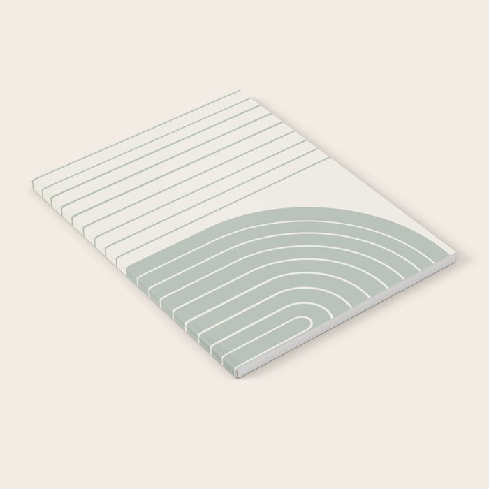Two Tone Line Curvature LIII Notebook Gallery Image 2