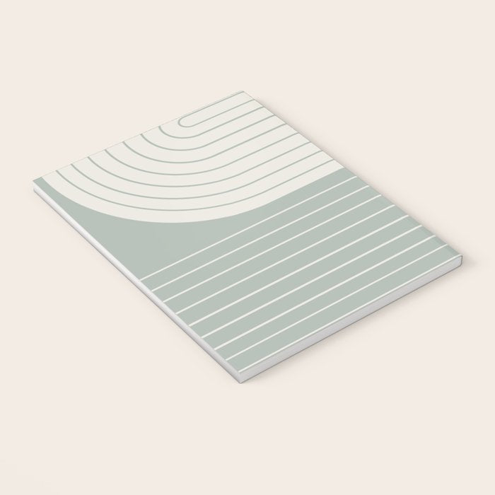 Two Tone Line Curvature LIII Notebook Gallery Image 3