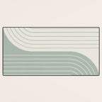 Two Tone Line Curvature LIII Desk Mat Gallery Image 3