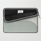 Two Tone Line Curvature LIII Laptop Sleeve Gallery Image 2