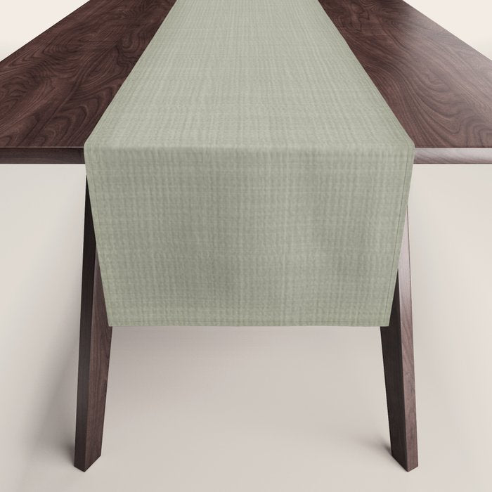 Sage linen Table Runner Gallery Image 1