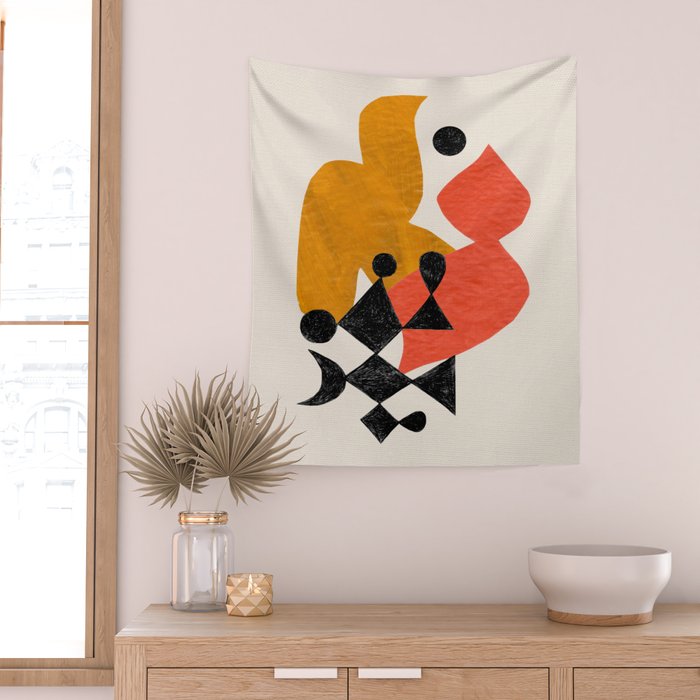 Birds of Yathrib Wall Tapestry Gallery Image 2