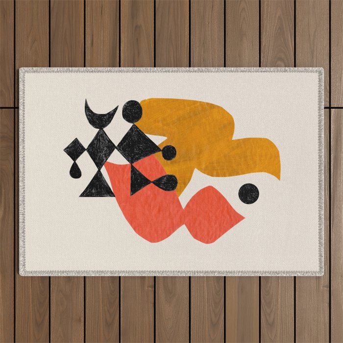 Birds of Yathrib Outdoor Rug Gallery Image 1