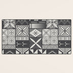 UrbanNesian Grey Maluelue Siapo and Tatau Desk Mat Gallery Image 3