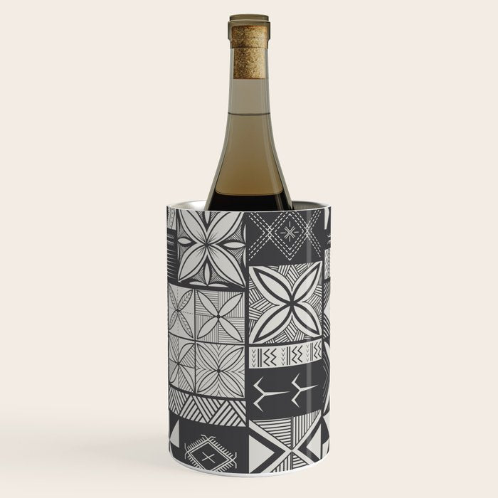 UrbanNesian Grey Maluelue Siapo and Tatau Wine Chiller Gallery Image 2