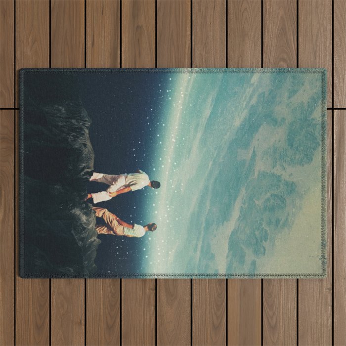 The Earth was crying and We were there Outdoor Rug Gallery Image 1