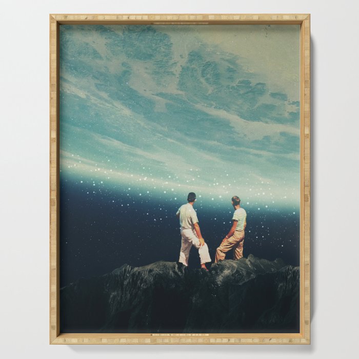 The Earth was crying and We were there Serving Tray Gallery Image 1