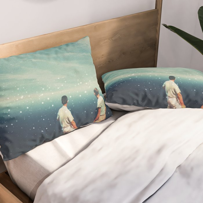 The Earth was crying and We were there Pillow Sham Gallery Image 2