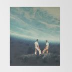 The Earth was crying and We were there Throw Blanket Gallery Image 2