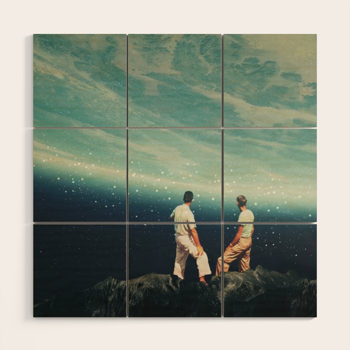 The Earth was crying and We were there Wood Wall Art Gallery Image 1