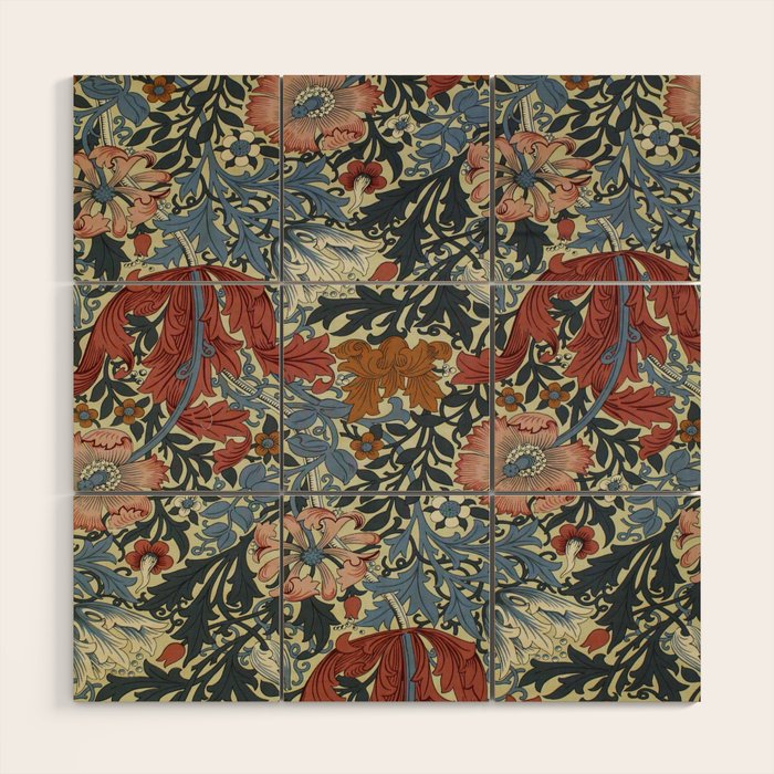 William Morris Wood Wall Art Gallery Image 1