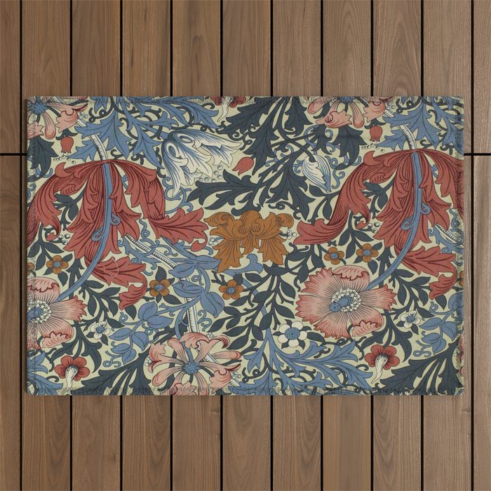 William Morris Outdoor Rug Gallery Image 1