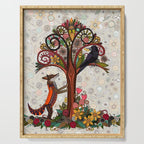 fox and crow Serving Tray Gallery Image 1