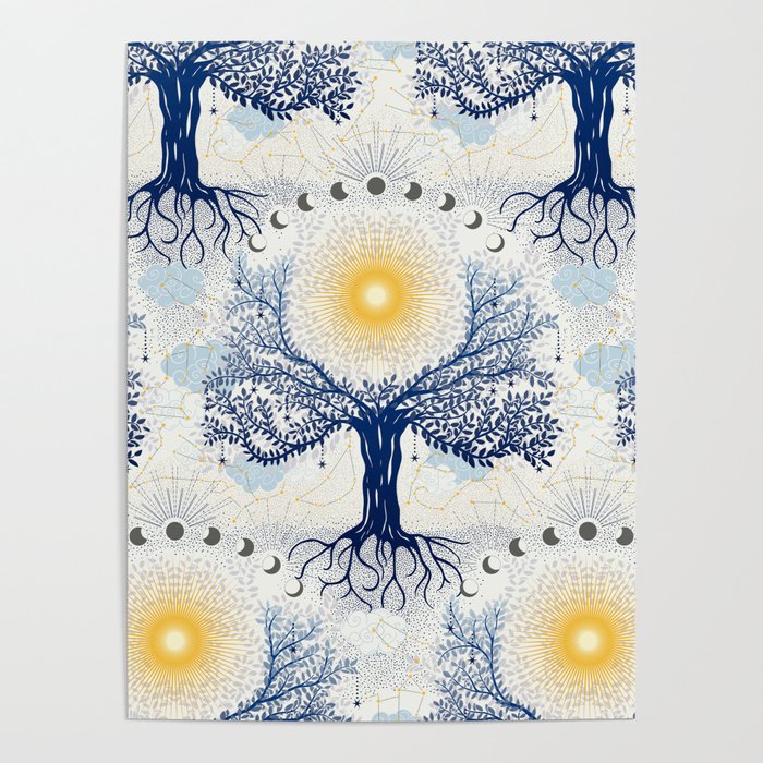Feel the Cosmic Mother Earth Poster Gallery Image 1