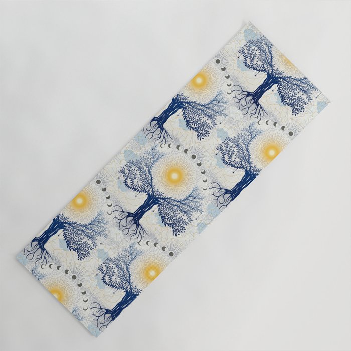 Feel the Cosmic Mother Earth Yoga Mat Gallery Image 1