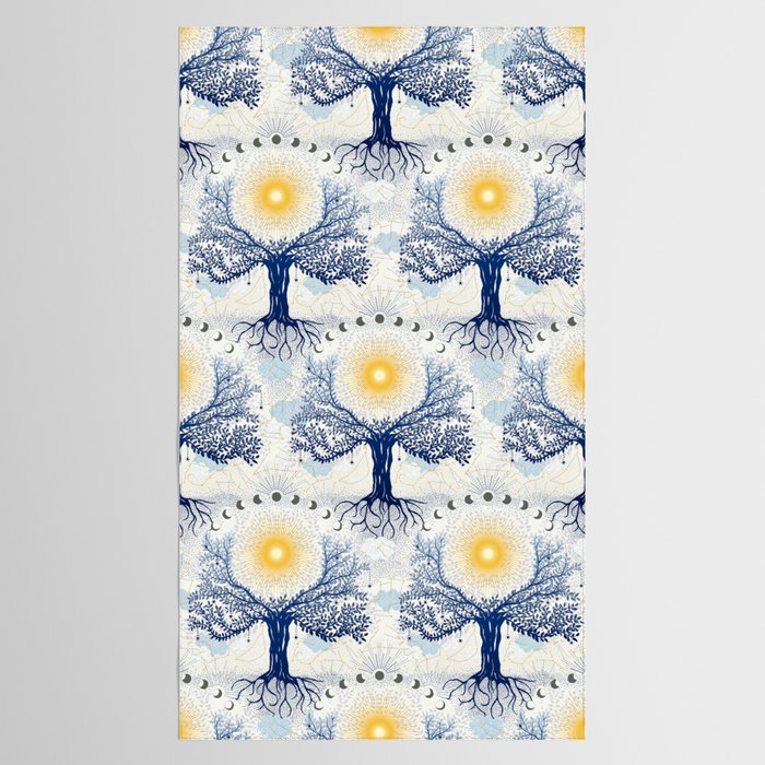 Feel the Cosmic Mother Earth Tablecloth Gallery Image 2