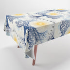 Feel the Cosmic Mother Earth Tablecloth Gallery Image 1