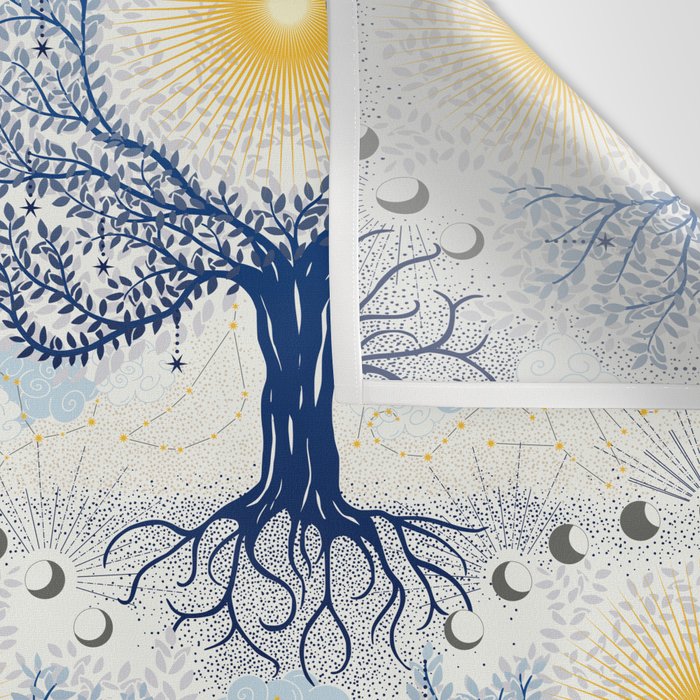 Feel the Cosmic Mother Earth Wall Tapestry Gallery Image 3