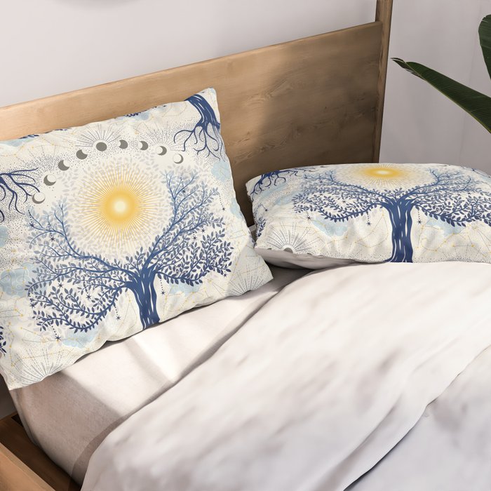 Feel the Cosmic Mother Earth Pillow Sham Gallery Image 2