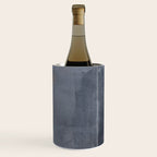 Golden Abstract Texture Grey and Gold Modern Painting Wine Chiller Gallery Image 3