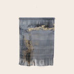 Golden Abstract Texture Grey and Gold Modern Painting Wall Hanging Gallery Image 1
