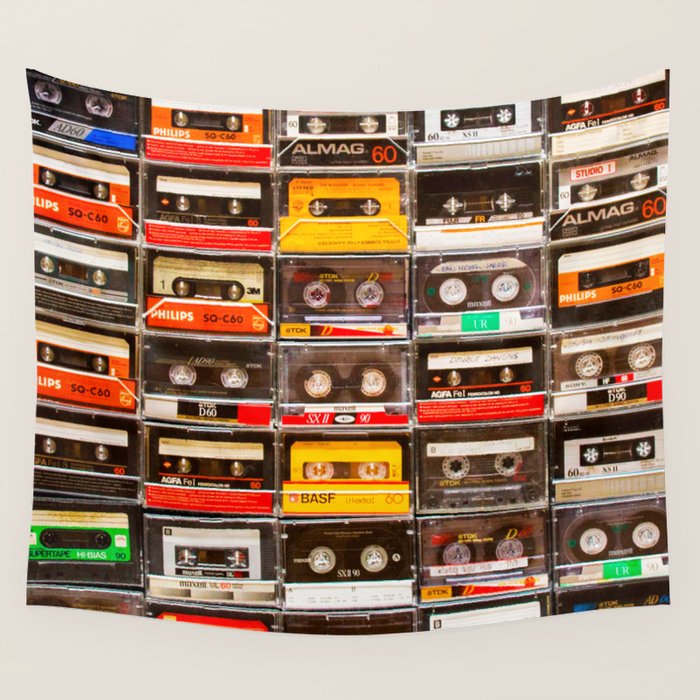 Something Nostalgic V - Music - Global Language #decor #society6 #buyart Wall Tapestry Gallery Image 4