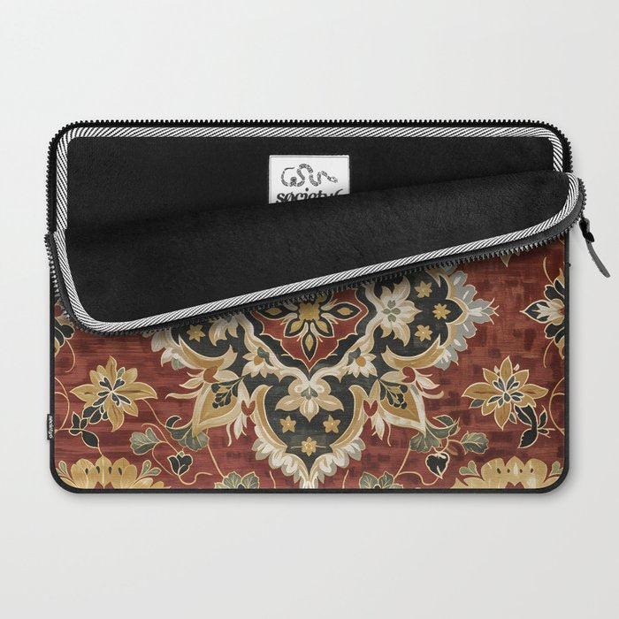 Desert Gold Medallion Laptop Sleeve Gallery Image 2
