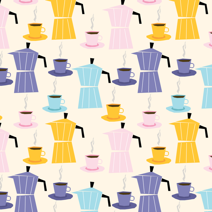Moka coffee pattern Coffee Mug Gallery Image 2