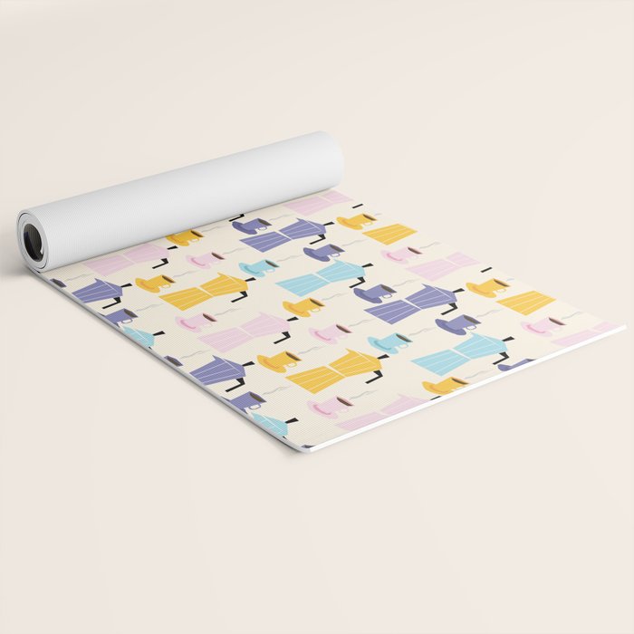 Moka coffee pattern Yoga Mat Gallery Image 2