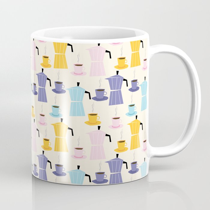 Moka coffee pattern Coffee Mug Gallery Image 1